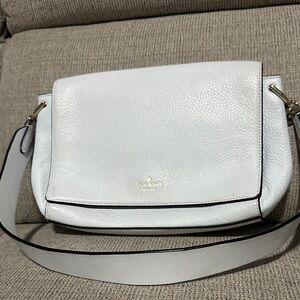 Kate Spade White Leather Shoulder Bag